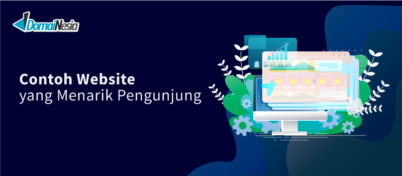 Contoh Website yang menarik pengunjung