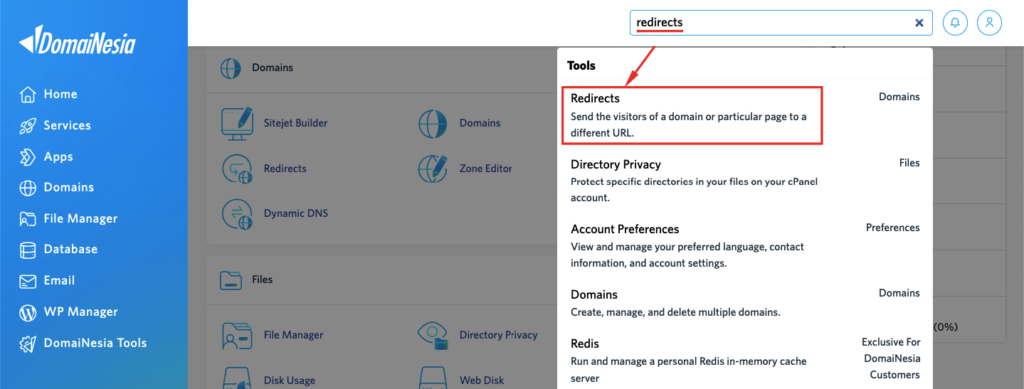 Cara Redirect Domain dari cPanel Hosting 3 Cara redirect domain dari cPanel Hosting