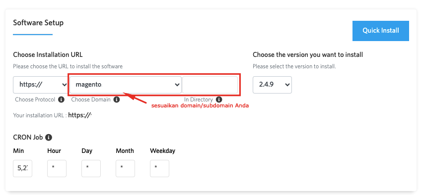 Cara Install Magento di cPanel Hosting 6 Cara Install Magento di cPanel Hosting