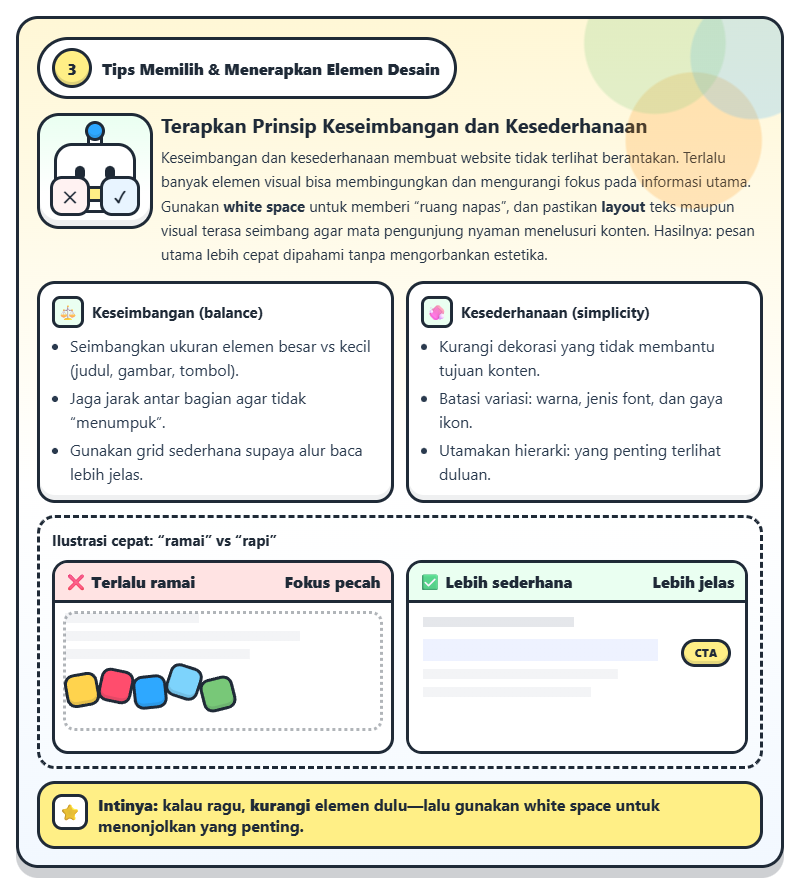 20 Elemen Utama dalam Desain Website Modern 24 elemen desain web