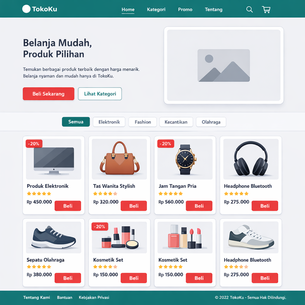 Kode Warna HTML: 60-30-10 dan Palet Hex Website 4 kode warna HTML