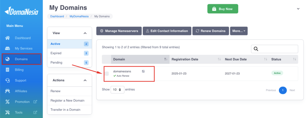 Cara Custom Subdomain ke Blogger Melalui MyDomaiNesia 6 Custom subdomain ke blogger