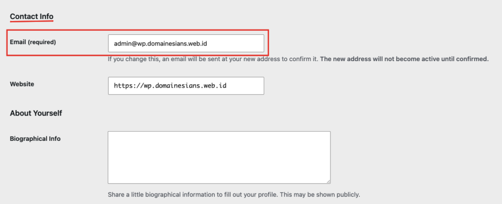 Cara Mengubah Email Admin di WordPress 5 Cara mengubah email admin di WordPress