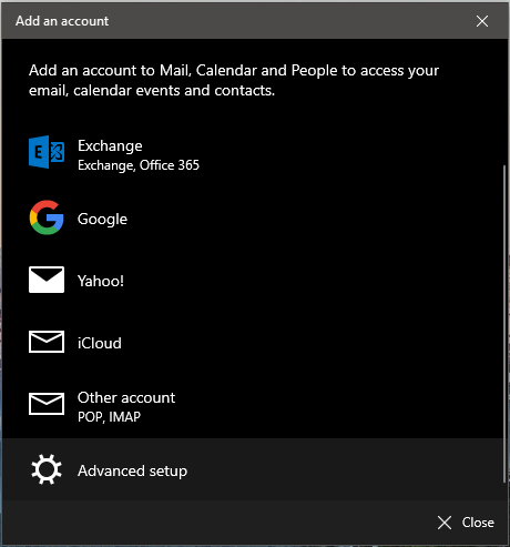 Cara Setting Email pada Aplikasi Mail di Windows 10 8 setting email pada aplikasi mail di windows 10