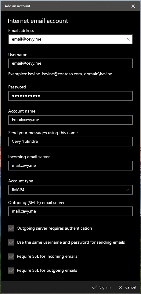 Cara Setting Email pada Aplikasi Mail di Windows 10 9 setting email pada aplikasi mail di windows 10