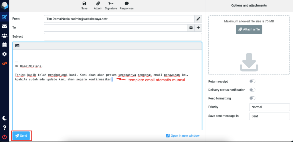 Cara Membuat Template Email di Webmail 11 Cara Membuat Template Email di Webmail