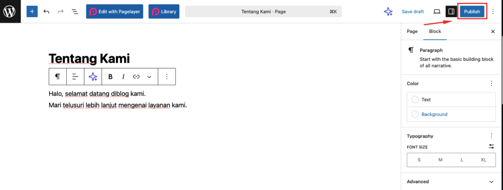 Cara Membuat Halaman WordPress untuk Pemula (Panduan Lengkap) 7 Membuat Halaman WordPress