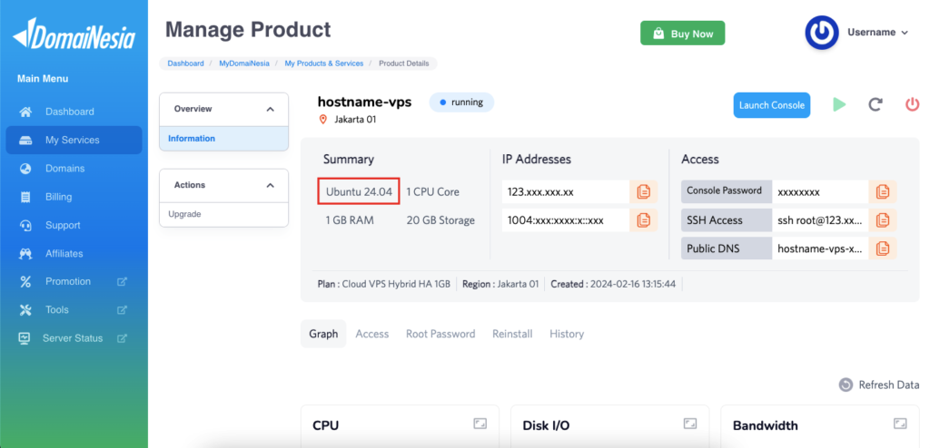 Cara Install Ubuntu di Cloud VPS 8 Cara Install Ubuntu di Cloud VPS