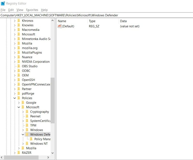 Anti-malware Service Executable Pada Windows