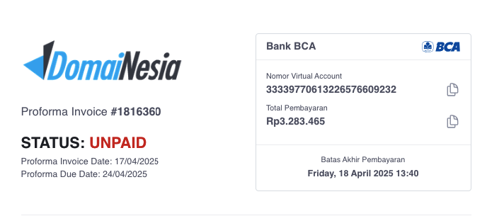Upgrade VPS DomaiNesia
