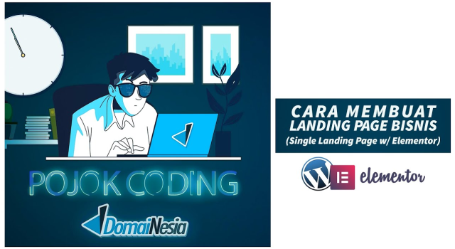 cara membuat landing page bisnis yt