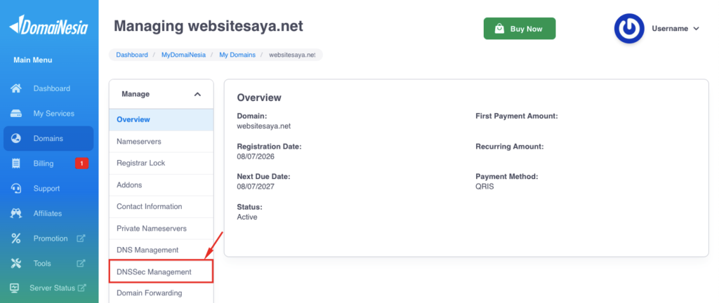 Cara Mengaktifkan DNSSEC di cPanel Hosting 10 Mengaktifkan DNSSEC di cPanel Hosting