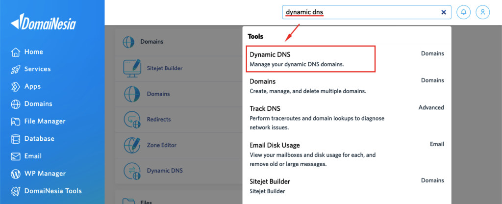 Cara Membuat DDNS di cPanel 3 Membuat DDNS di cPanel