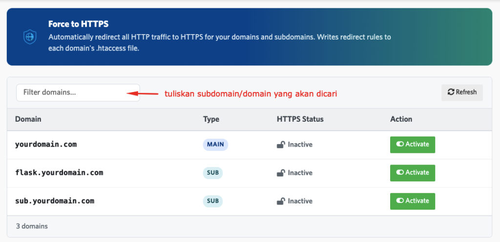 Cara Mengarahkan HTTPS Otomatis (Force to HTTPS) 5 mengarahkan HTTPS otomatis