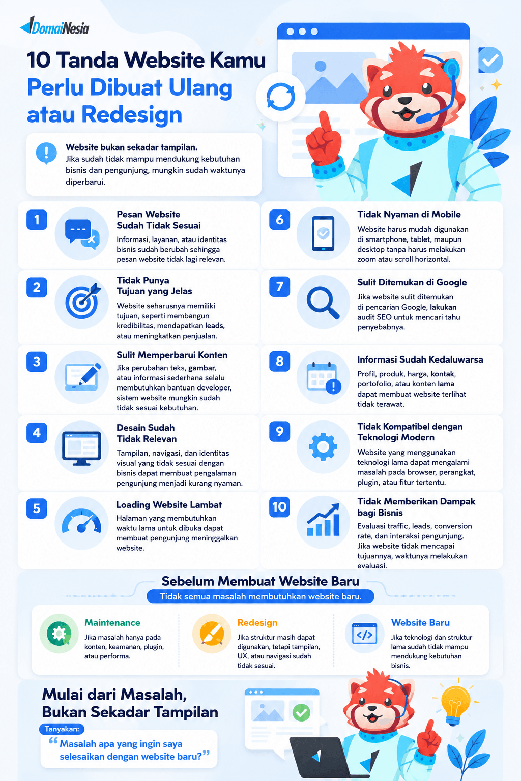 10 Tanda Website Kamu Perlu Dibuat Ulang atau Redesign 2 membuat website baru