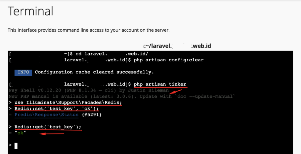 Cara Setting Redis Laravel di Hosting cPanel 13 Redis Laravel