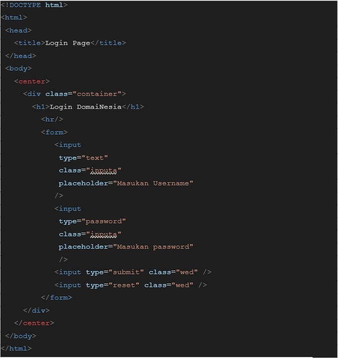 Panduan Membuat Login Form Menarik dengan HTML & CSS