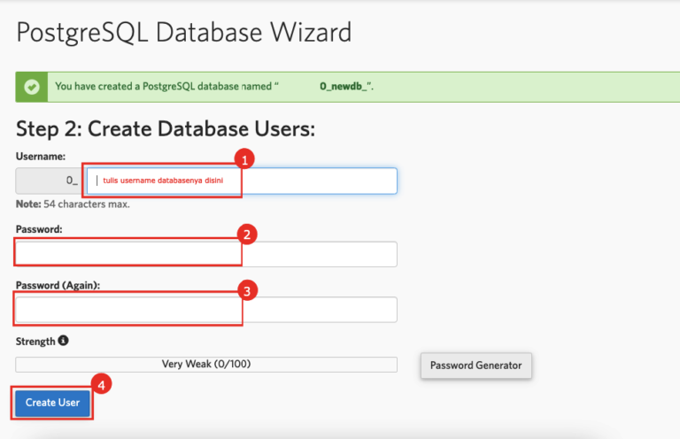 Cara Membuat Database PostgreSQL di cPanel Hosting