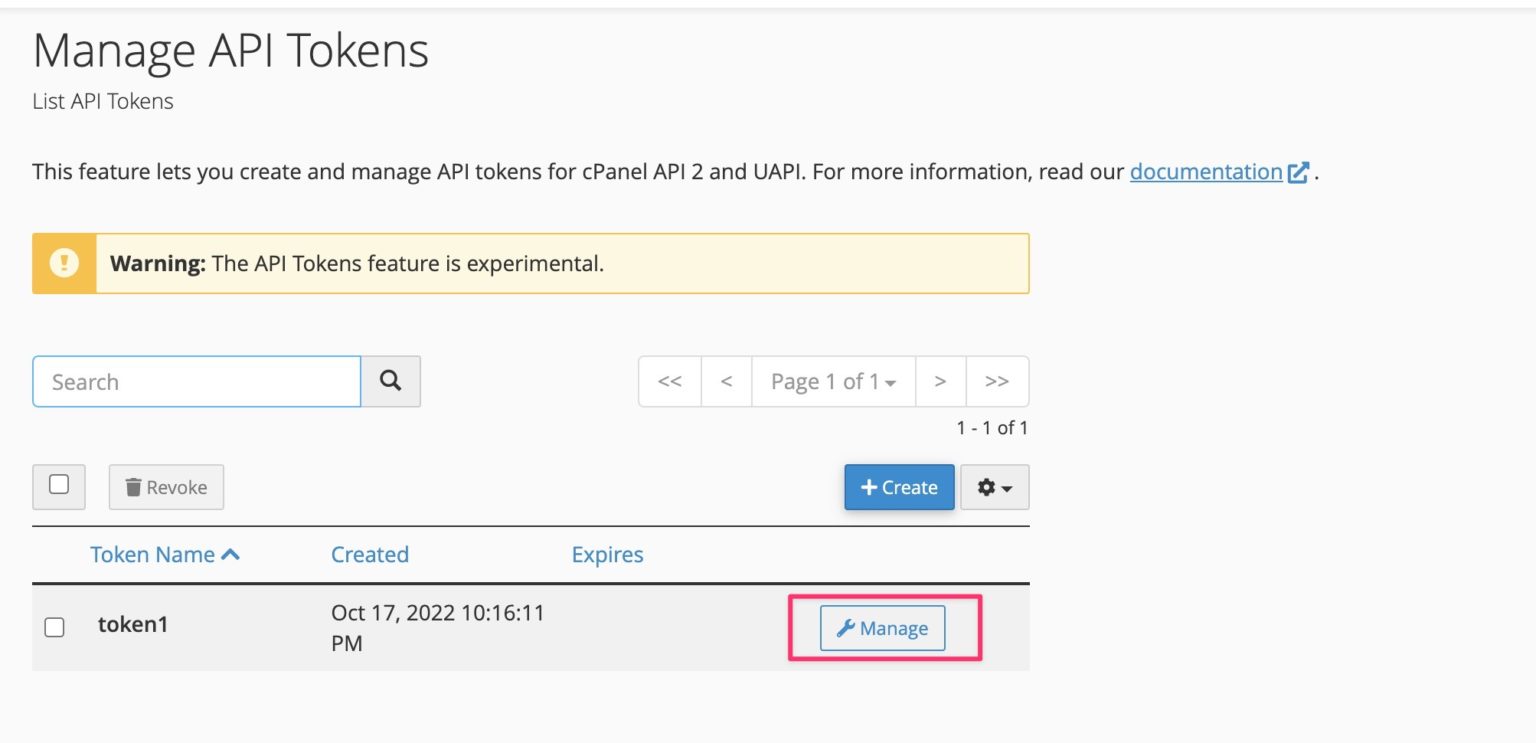 Cara Menggunakan Manage API Tokens cPanel Hosting - DomaiNesia