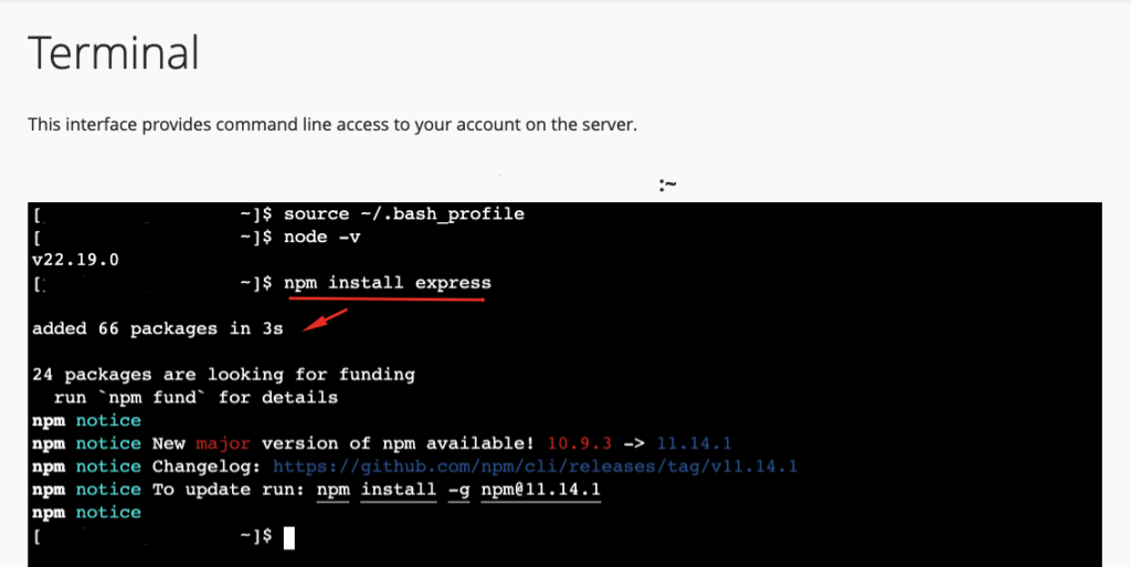 Cara Install Nodejs di Hosting cPanel: Panduan Lengkap untuk Pemula 9 Install Nodejs di Hosting