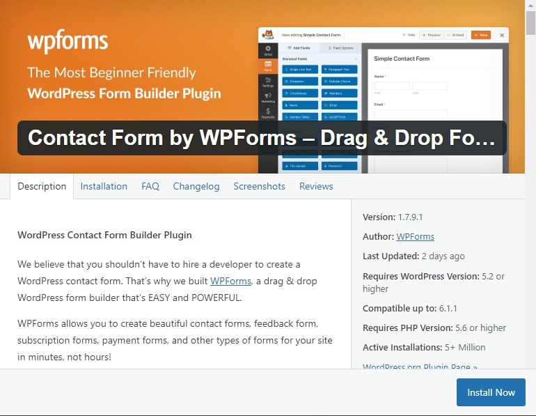 plugin form WordPress