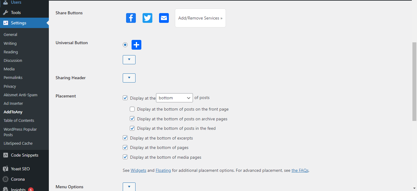 cara membuat tombol share di website