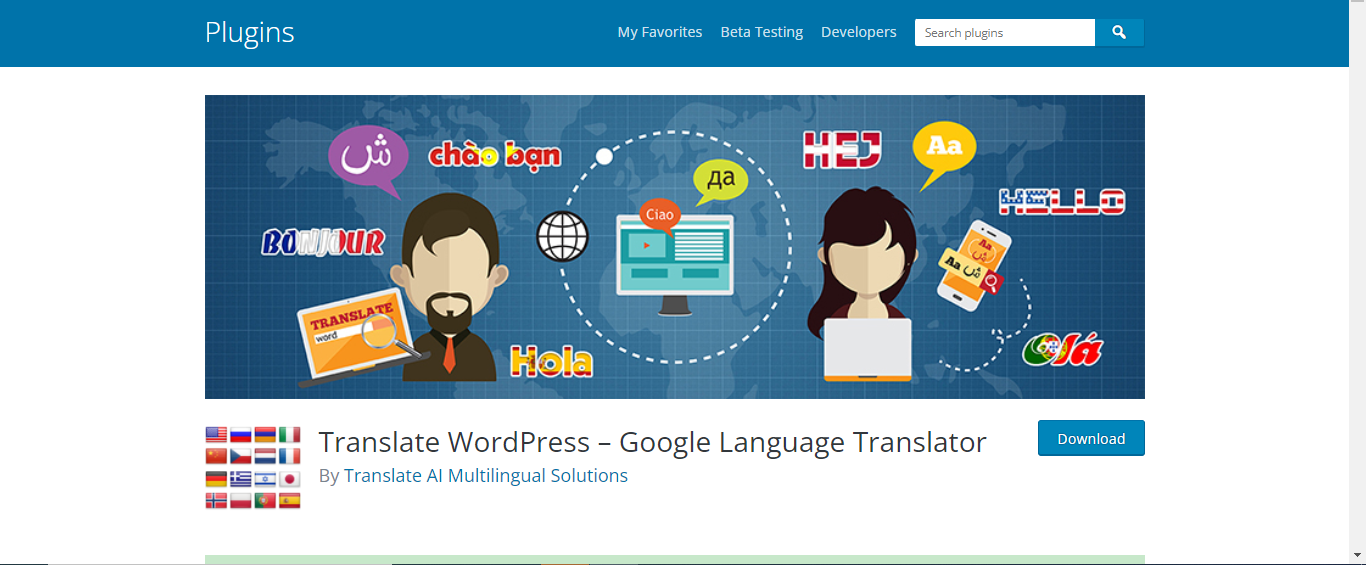 plugin translate WordPress