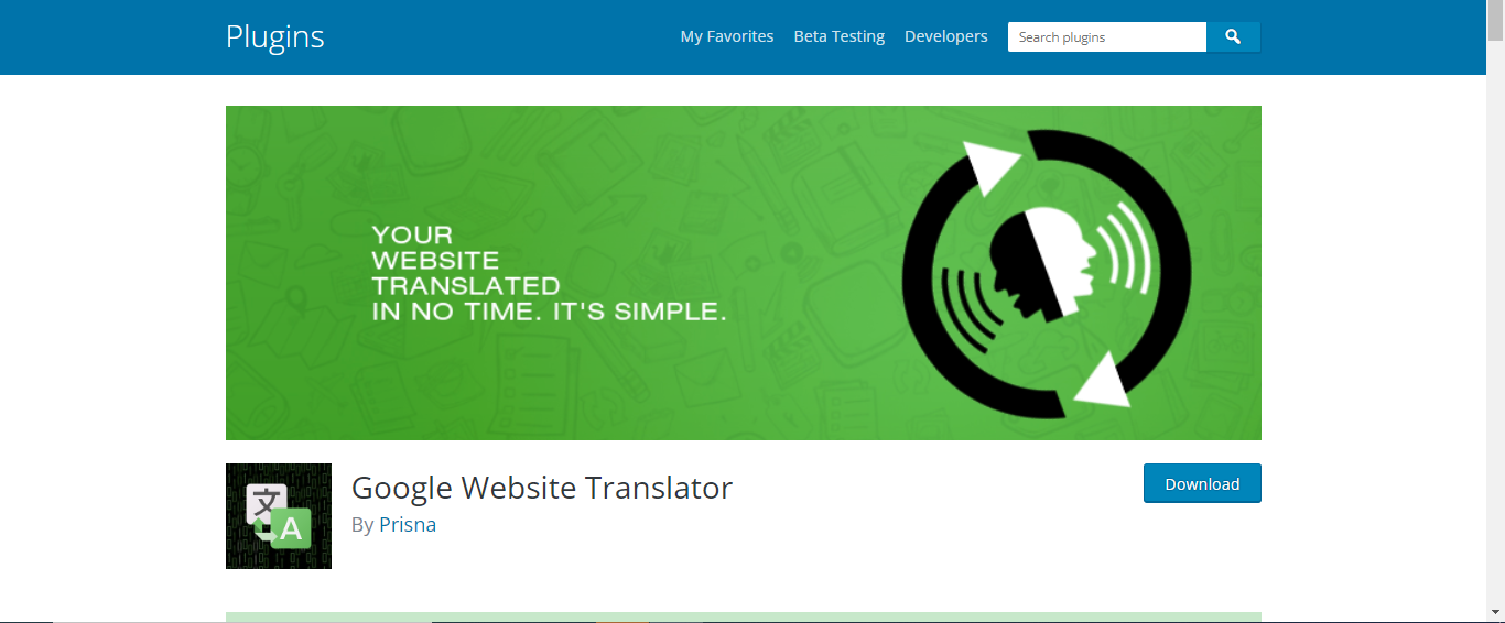 plugin translate WordPress