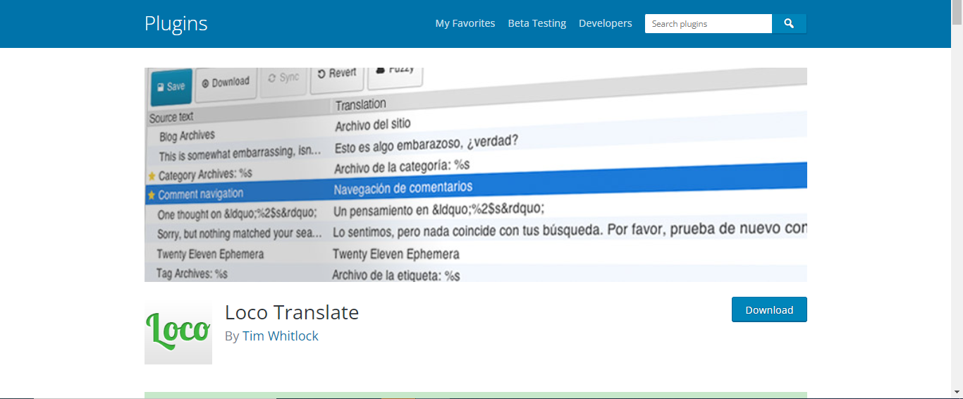 plugin translate WordPress