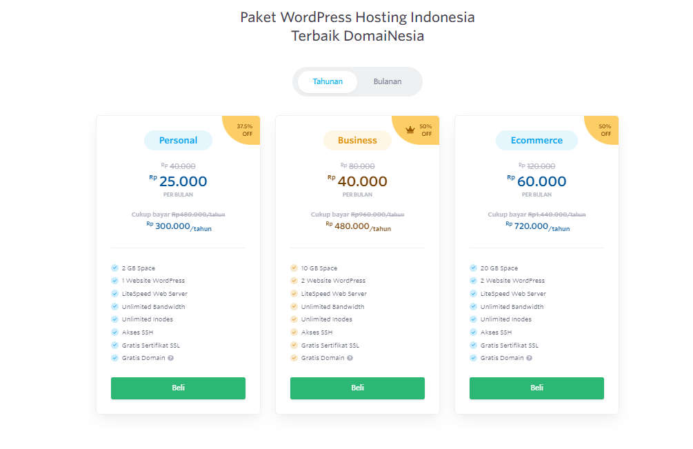 cara membuat website online shop