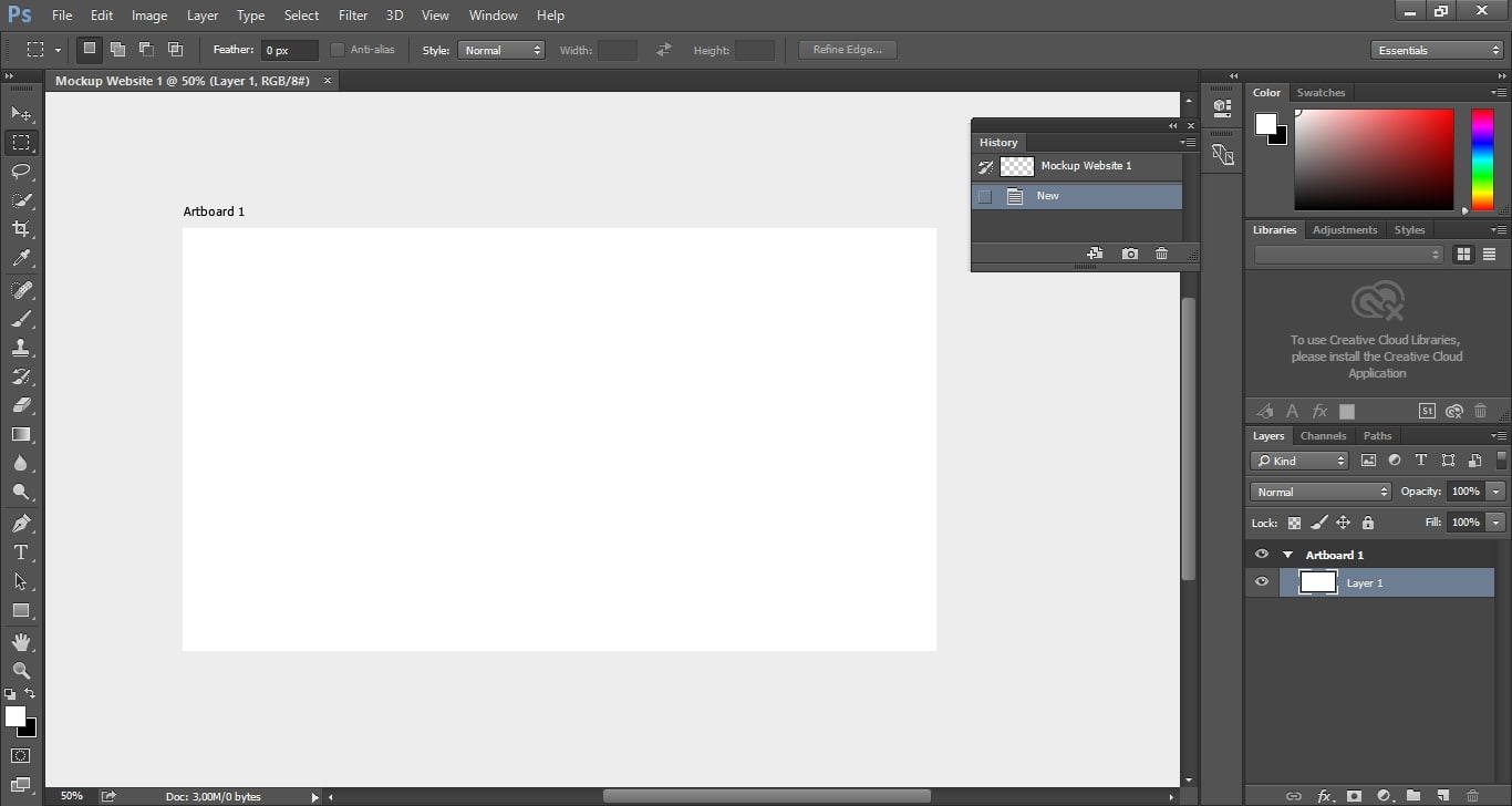 cara membuat mockup website dengan photoshop