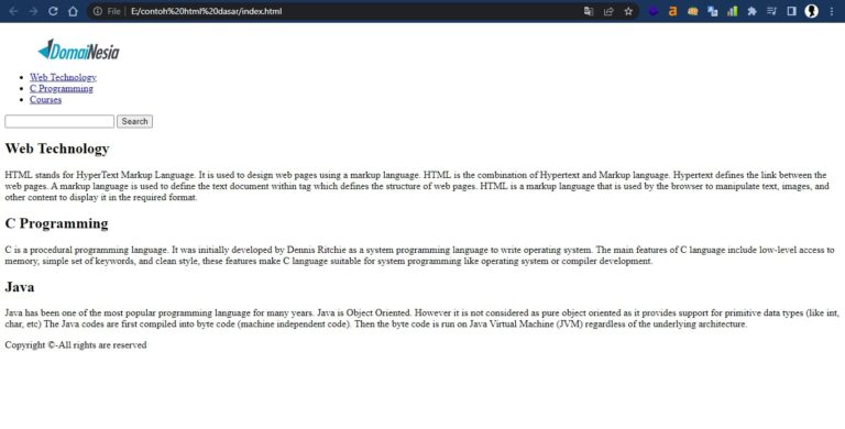 Cara Membuat Website dengan HTML dan CSS