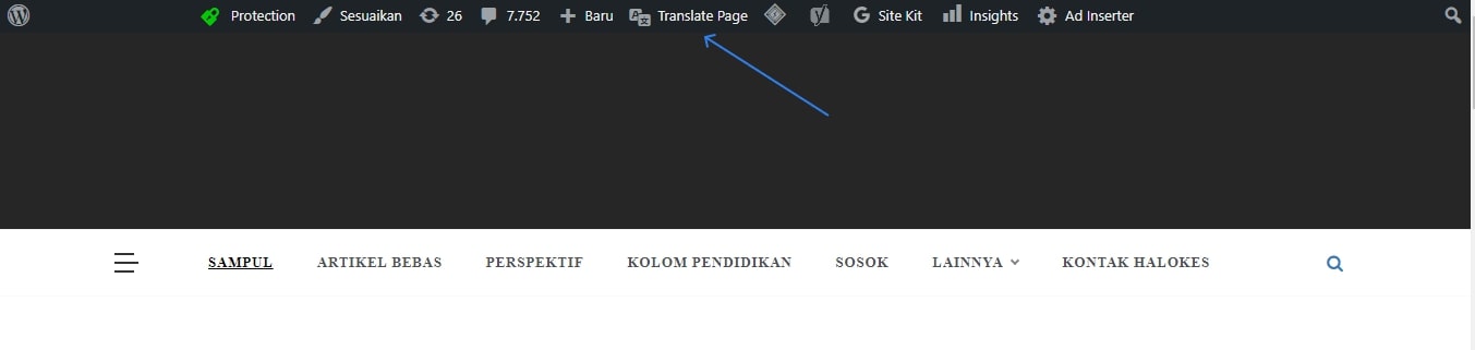 cara membuat website dua bahasa