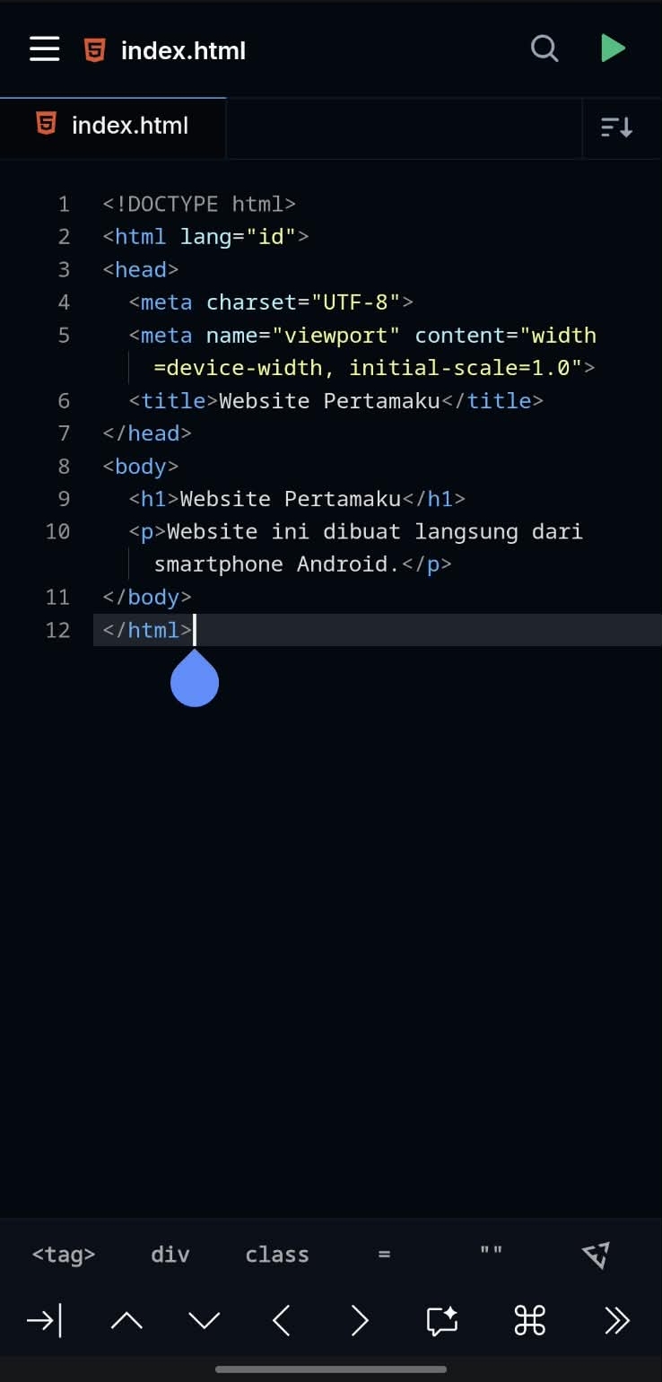 Cara Membuat Website dengan HTML di Android 5 cara membuat website dengan HTML di Android