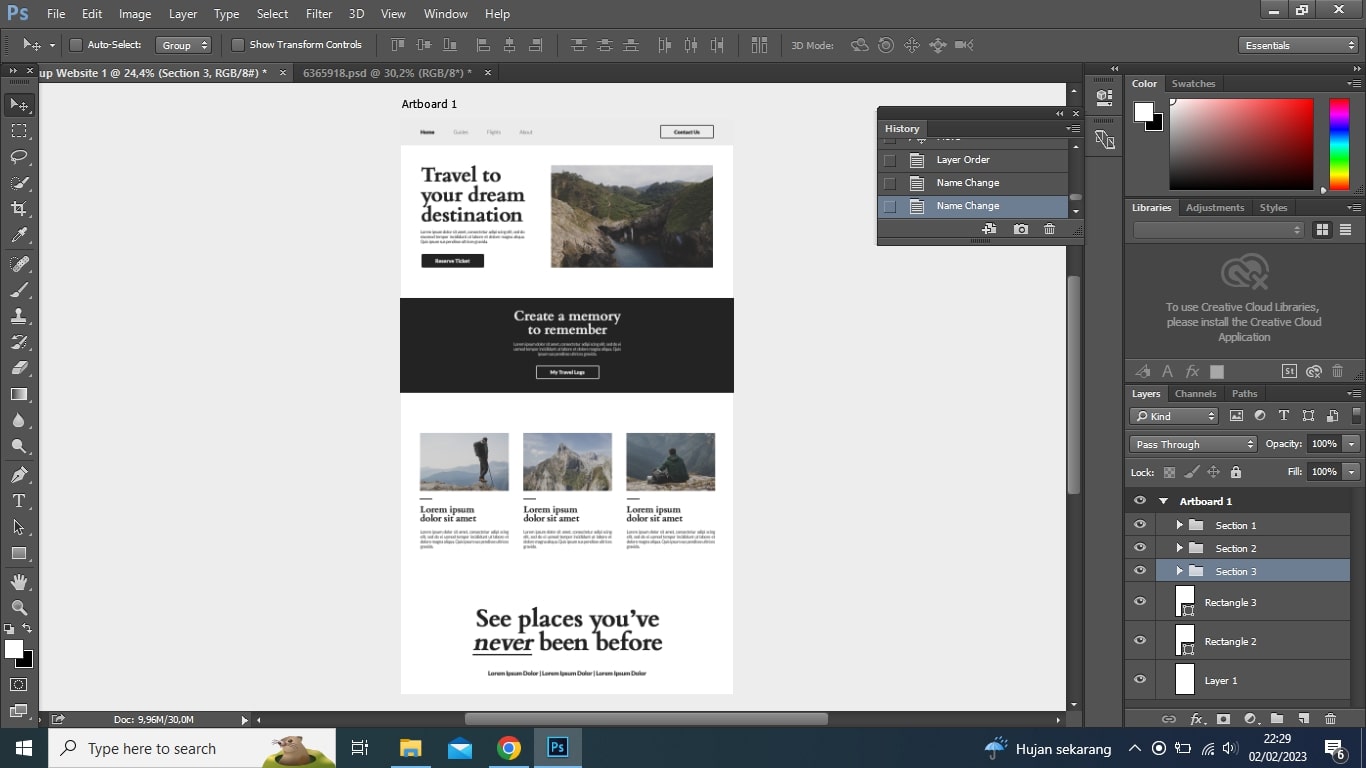 cara membuat mockup website dengan photoshop