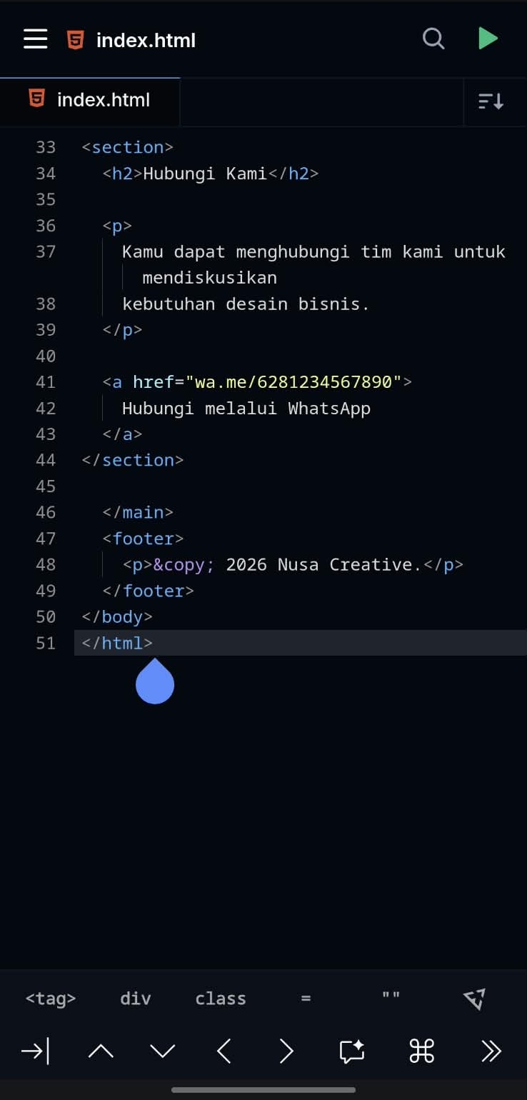 Cara Membuat Website dengan HTML di Android 7 cara membuat website dengan HTML di Android