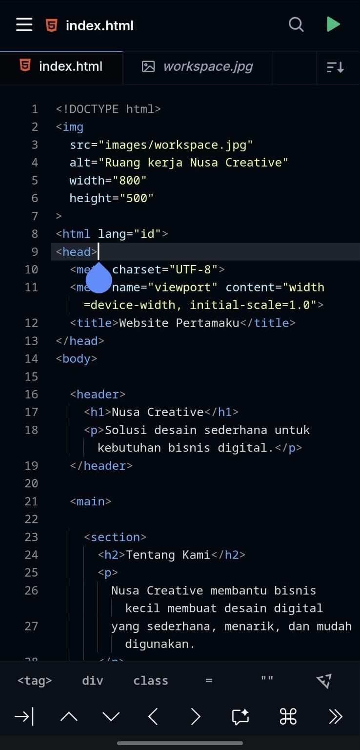 Cara Membuat Website dengan HTML di Android 8 cara membuat website dengan HTML di Android
