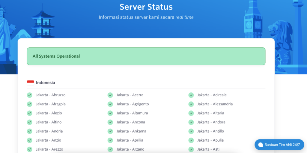 Panduan Melihat Status Server di DomaiNesia 3 melihat server status