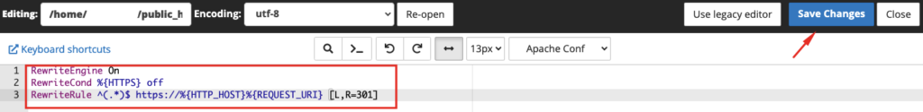 Panduan Mengarahkan / Redirect HTTP ke HTTPS 10 htaccess