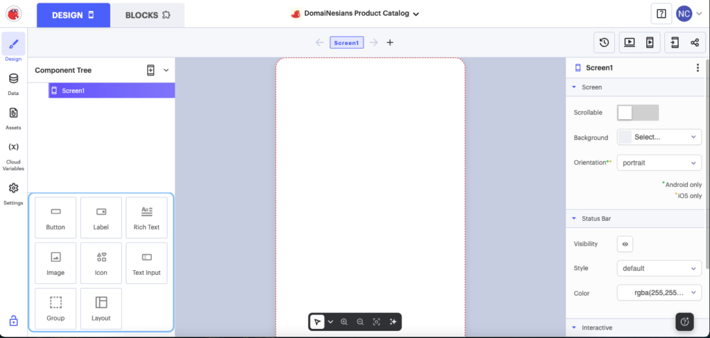 Cara Membuat Aplikasi Android Tanpa Coding (No-Code) 5 Membuat Aplikasi Android