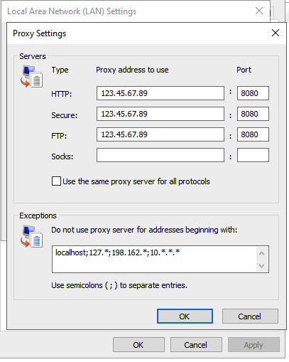 10+ Panduan Setting Proxy di Browser (Google Chrome, Mozilla Firefox dan Internet Explorer) Mudah 11 Setting proxy di browser