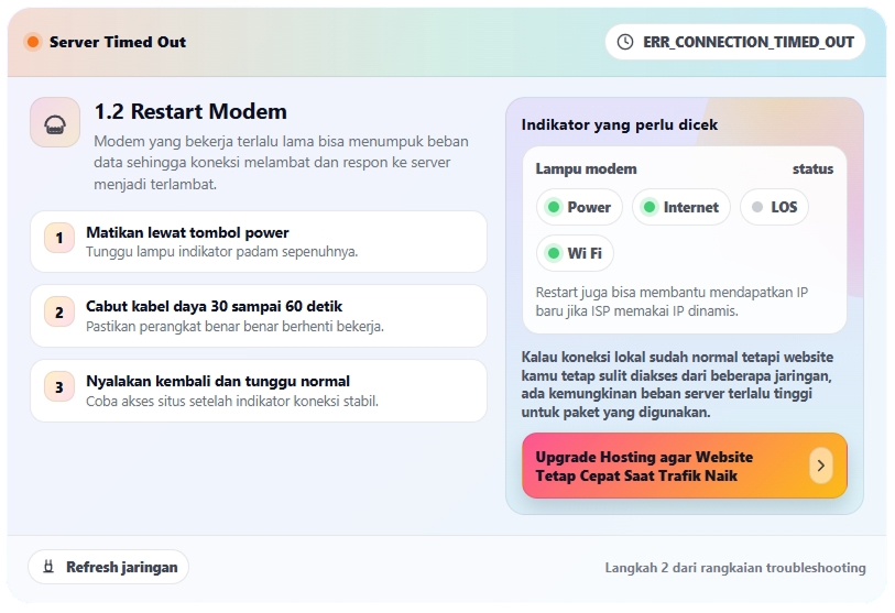 Cara Mengatasi ERR_CONNECTION_TIMED_OUT dengan Mudah 3 Cara Mengatasi ERR_CONNECTION_TIMED_OUT