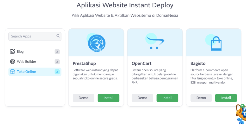 Panduan Instant Deploy DomaiNesia 2 instant deploy DomaiNesia