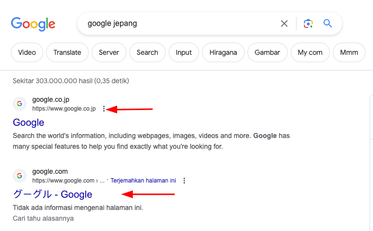 google luar negeri