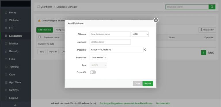 Sql Server Aapanel Apa Itu aaPanel? Alternatif Gratis Pengganti cPanel untuk VPS