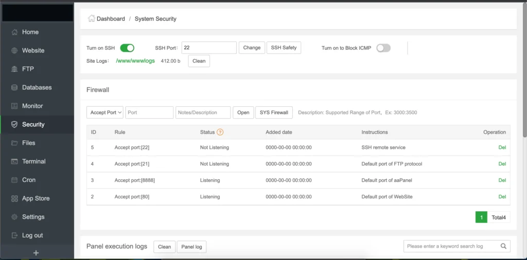 Apa itu aaPanel si Alternatif cPanel 5