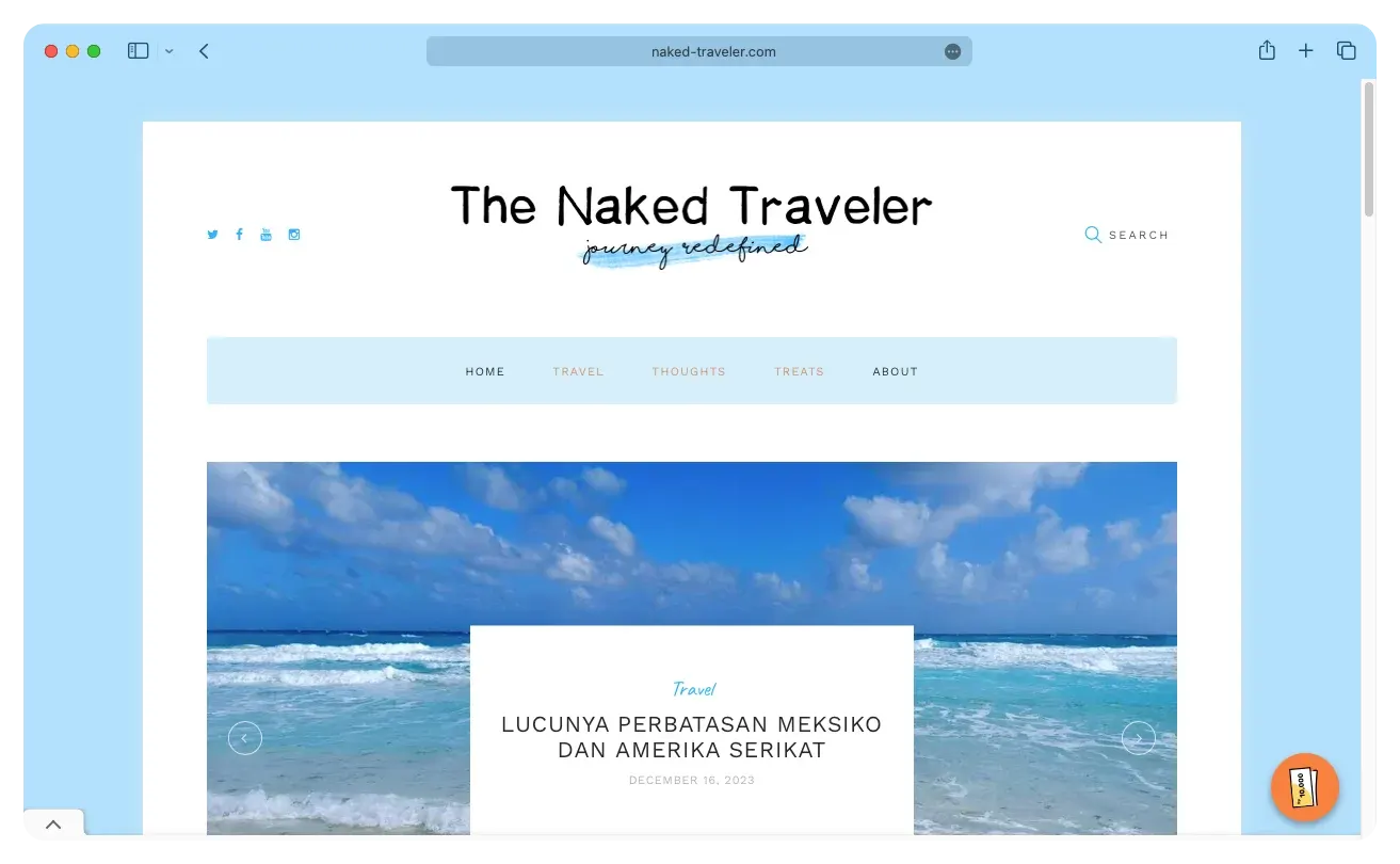 The Naked Traveler