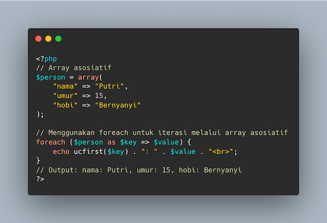 Apa itu PHP Foreach? Pahami Perbedaan PHP For dan Foreach 4