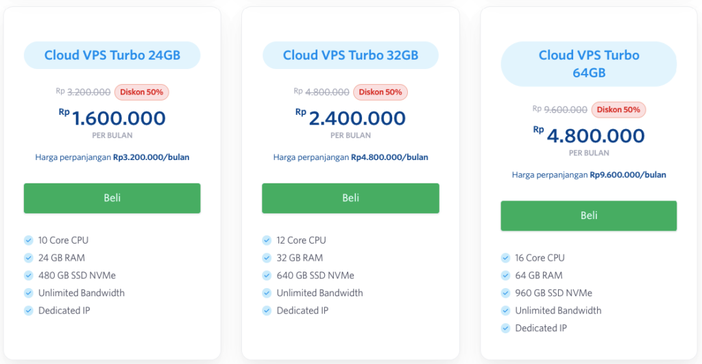 Cara Order Cloud VPS aaPanel DomaiNesia 7 Order Cloud VPS aaPanel