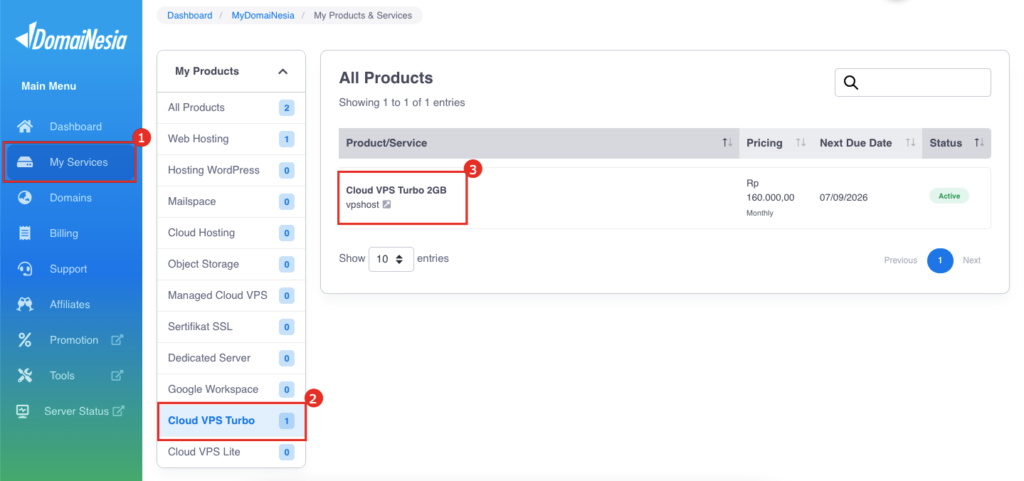 Cara Login aaPanel Cloud VPS 2 login ke aaPanel Cloud VPS